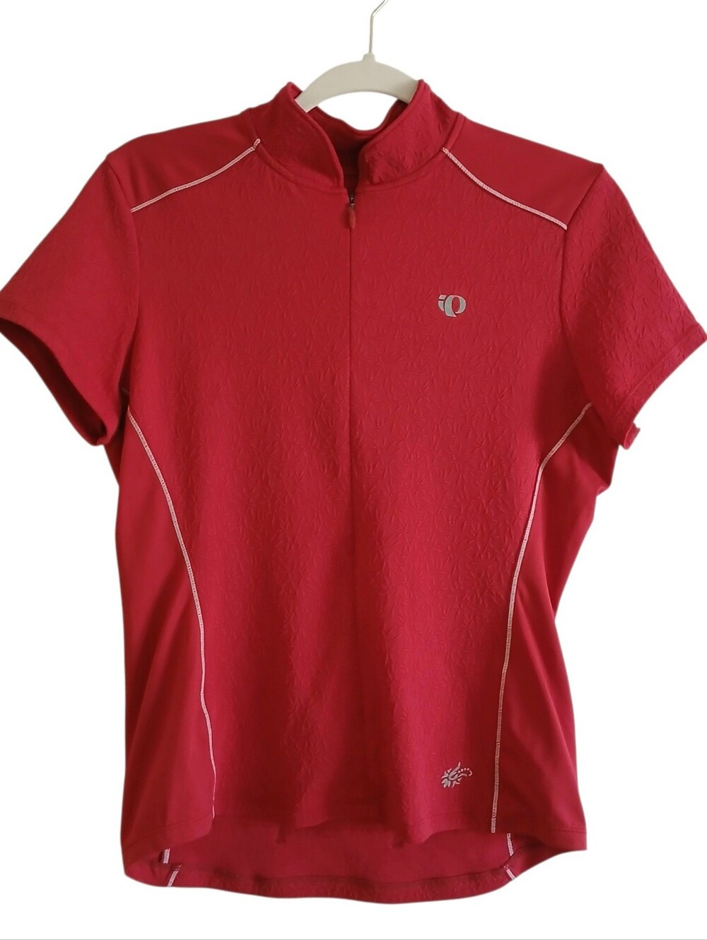 PEARL IZUMI Select Series Half Zip Cycling Jersey Women's M Red Textured Pockets